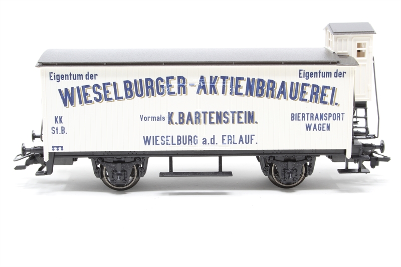 Wagon Frigorifique Marklin HO DB Transport Bière Tuborg - Vert - Bon état - 3 Rails