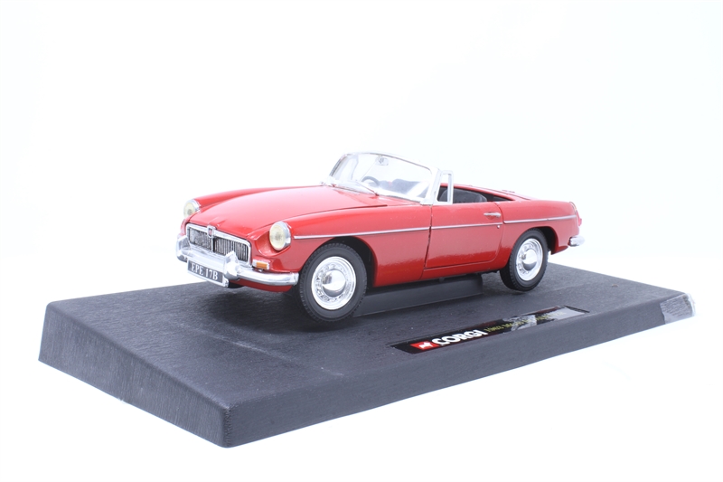 Corgi 1/18 Scale Diecast shops 95103 - MGB Roadster - Tartan Red - Sold Out - Rare