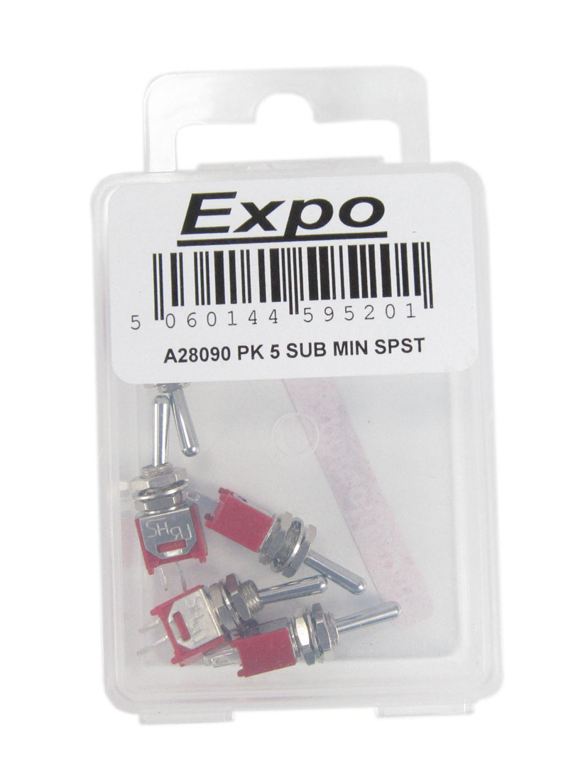 Expo Drills & Tools A28090 Single Pole Single Throw Sub Miniature ON ...