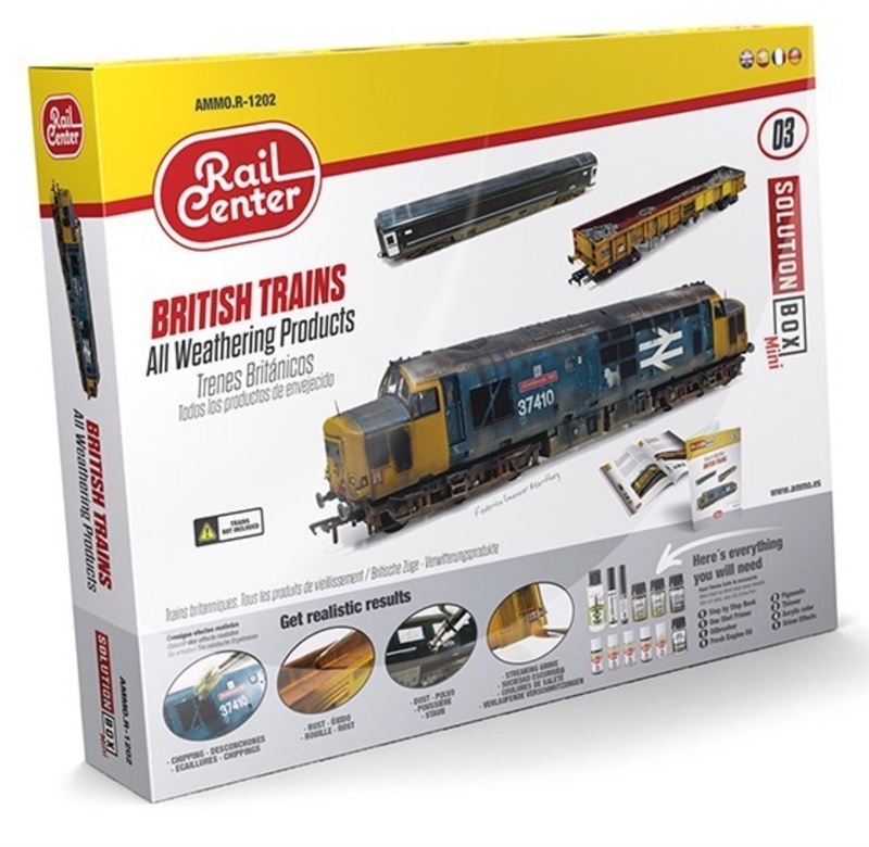 Ammo by Mig Jimenez AMIG-R1202 Rail Center - British train - Hattons