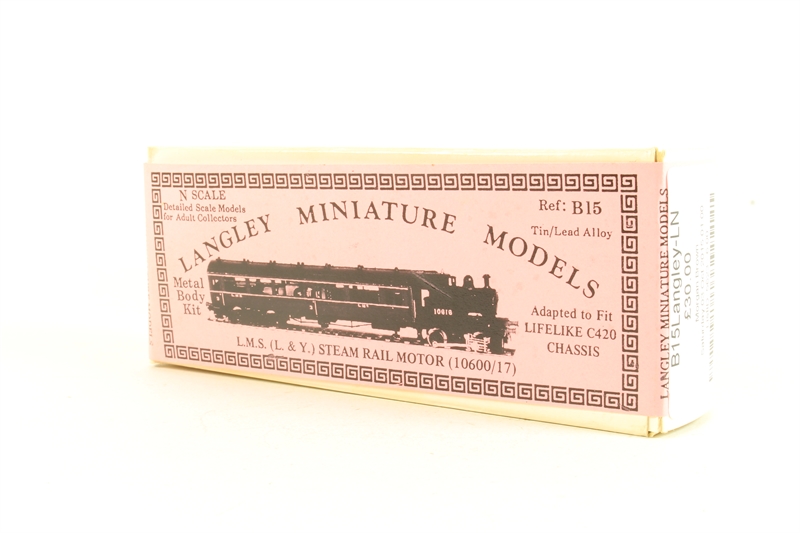 Langley B15Langley LMS/L&Y Steam Railmotor Kit (requires Lifelike C420