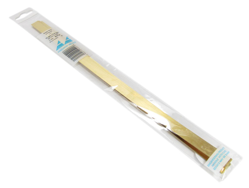Albion Alloys Brass Strip – Precision Model Materials, 12" Length, Various Sizes