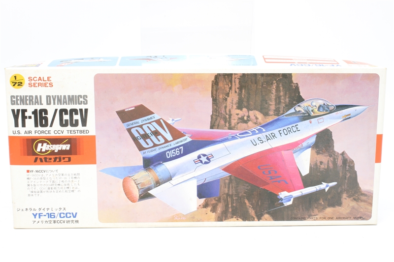 Hasegawa Hobby Kits C01 General Dynamics YF-16/CCV U.S. Air