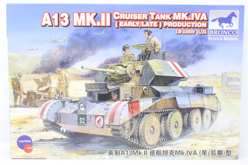 Bronco Models CB35029 A13 Mk.II cruiser tank Mk.IVA - Hattons