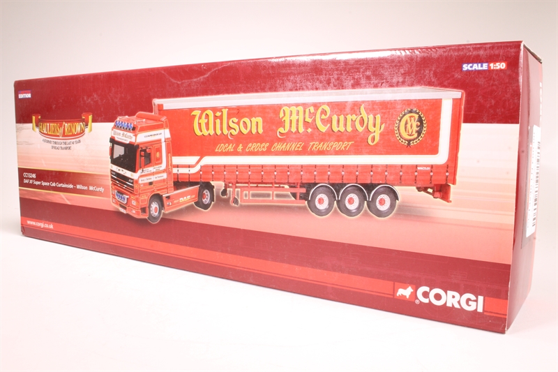 コーギー 1/50 CC13246 DAF XF スーパースペースキャブ トレーラー