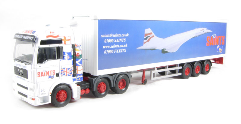 Corgi CC13433 MAN TGA Cab + 1 x trailer (Concorde livery) - Hattons