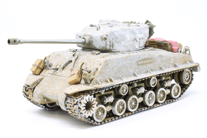 Maquette Corgi Char Sherman M4A3E8 Avec Lance-flammes - USMC Série Forgotten - Échelle 1/50
