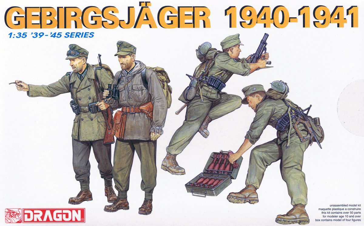 洋楽 G-RAP C.O. SOLDIERS Dragon 6345DRA German Gerbirsjager with 4 mountain troops - Hattons