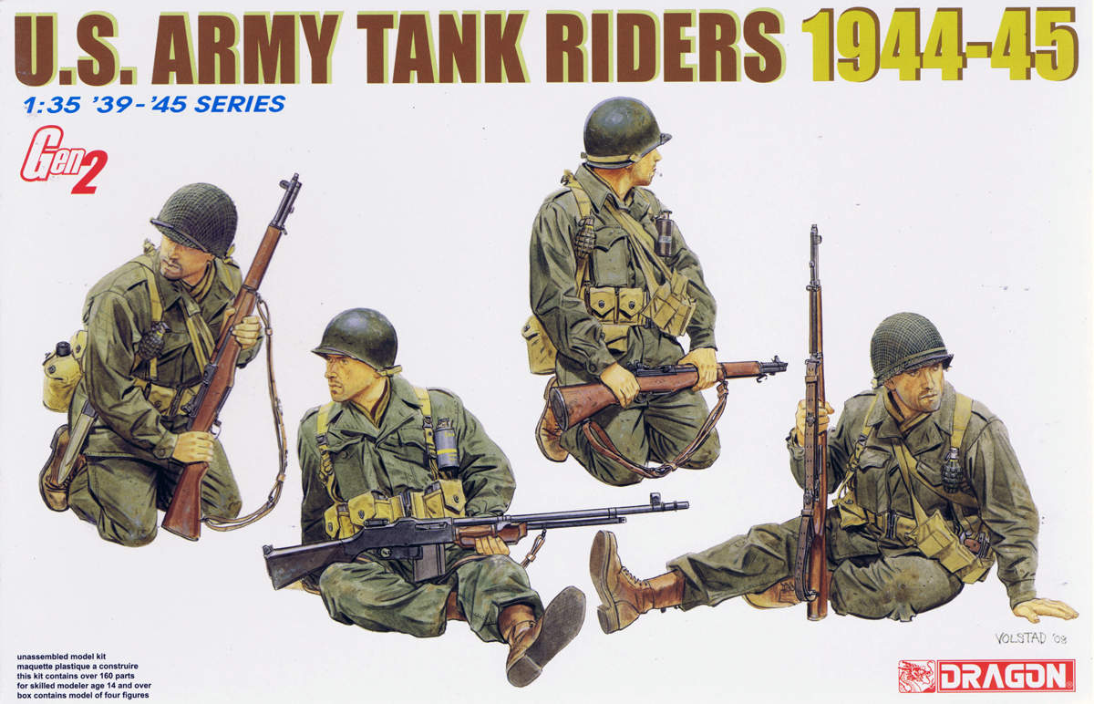 Dragon 6378DRA US Army Tank Riders with 4 infantry figures - Hattons