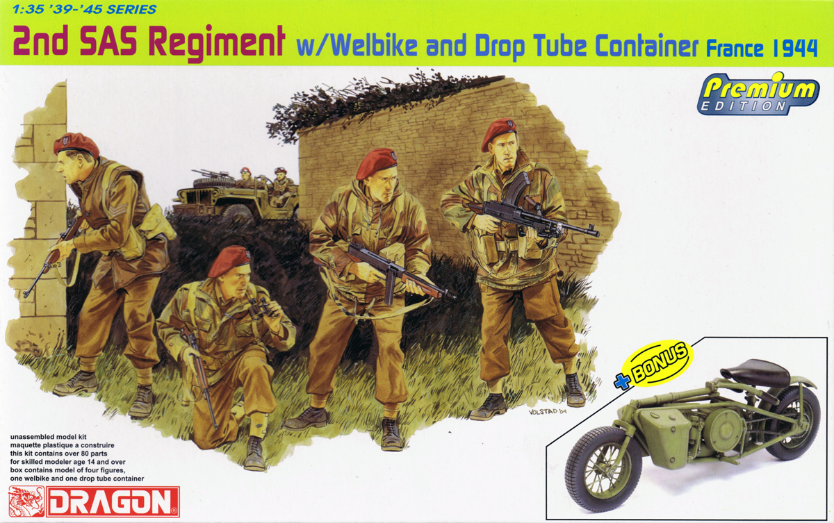Dragon 6586DRA British 2nd SAS Regiment infantry with 4