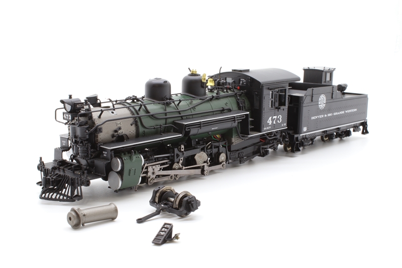 Mountain Model Imports DC1027-4 Class K-28 473 of the D&RGW Railroad