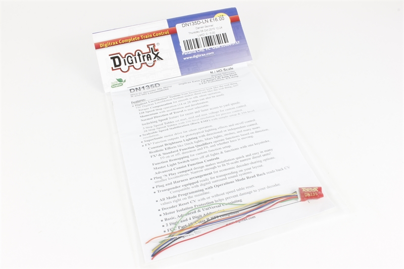 Digitrax DN135D N/HO Scale Wired Decoder