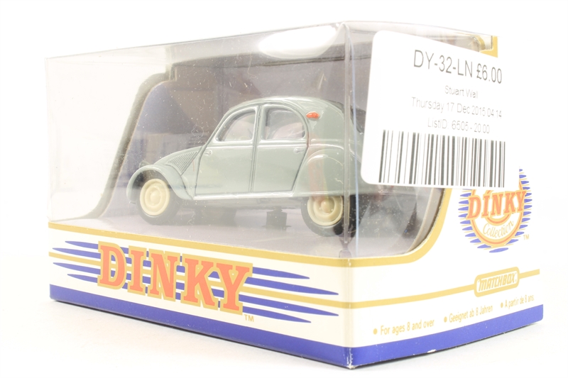 Dinky Toys 1:43 - 2 - Camionnette miniature - 2x Citroën 2CV Van