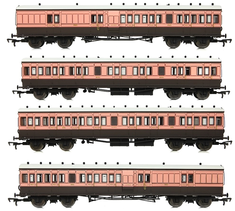 EFE Rail OO Gauge (1:76 Scale) LSWR 1906 56' Non-Corridor "Cross Country" sets