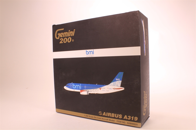 Gemini Jets G2BMI029 Airbus A319-131 bmi British Midland - Hattons