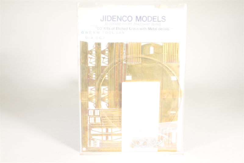 Jidenco GWR1Jidenco GWR 6Wheel Tool Van Etched Brass Kit (wheels