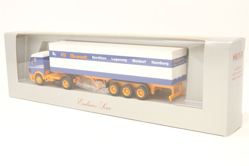 Modèle Réduit HERPA Mercedes-Benz SK '94 SCHOLPP Porte-berce échelle 1:87 HO - Occasion