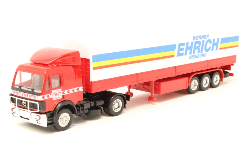 Herpa HER-Ehrich02 Mercedes cab with trailer 'Werner Ehrich - Nienburg'