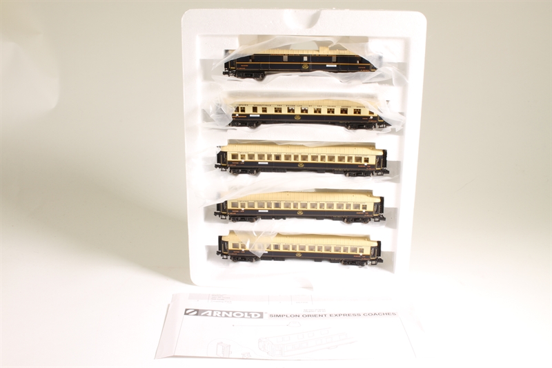 鉄道模型 ARNOLD HN4007 THE ORIENT EXPRESS HN4465 CIWL, 5-unit pack 