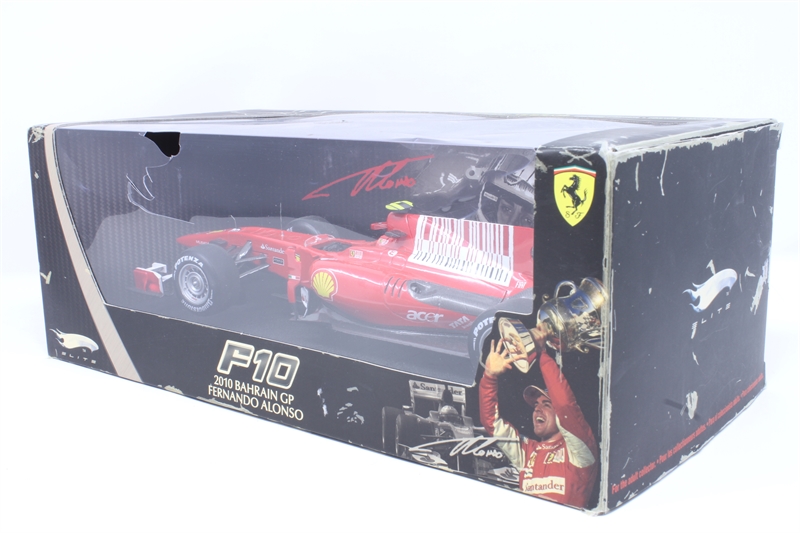 Hot Wheels Elite HWT6287 Ferrari F10 Fernando Alonso - - Hattons