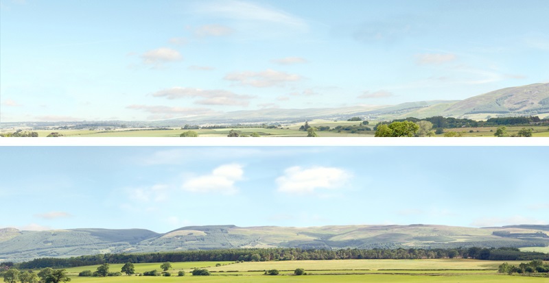 Hills & Dales OO Backscene Pack A – 15x10 FT Scenery – ID Backscene ID206A