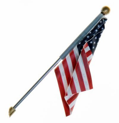 thumbnail image 2 of Woodland Scenics JP5953 Just Plug Small US Flag – Wall Mount, LED-Ready 2 of 3