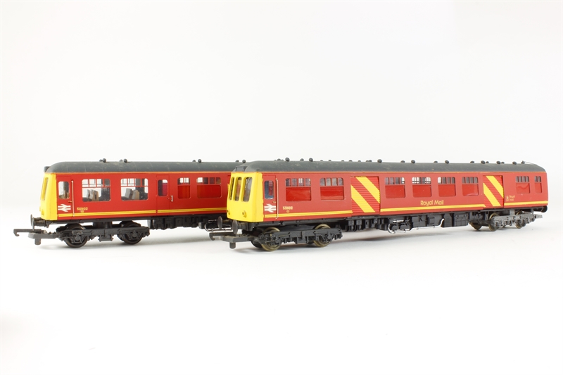 Scratchbuilt Kb111 Class 114 Parcels Dmu 54902 And 55932 In Br Parcels Red 