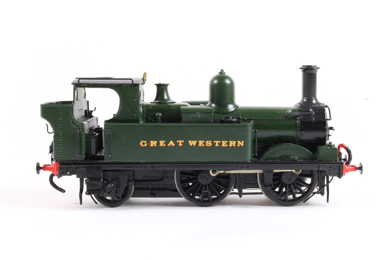 Scratchbuilt KB307 GWR Class 517 0-4-2T in GWR Green - EM Gauge - built