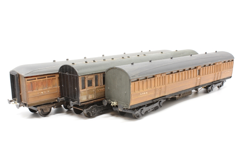 Scratchbuilt KB931 Pack of three Gresley coaches in LNER teak