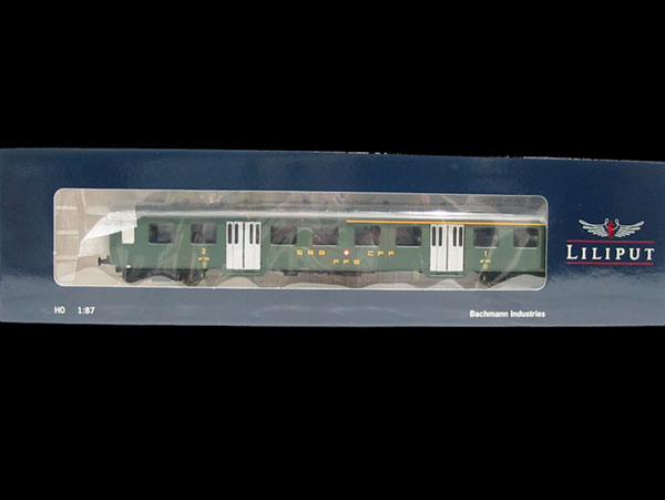 Liliput L387414 1st/2nd class light steel coach of the - Hattons