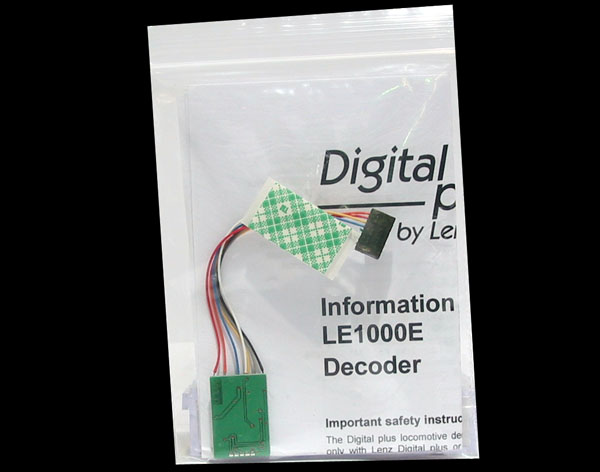 Lenz Digital LE1000E 1-function 1-sided 1A decoder with NEM plug ...
