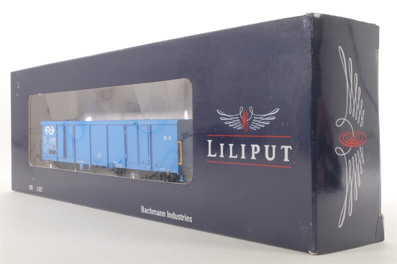 Voiture Liliput 2nde Couchettes DB - époque IV - HO 1/87 - Bleu Marine - Très Bon état
