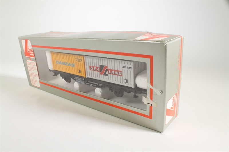Lima 2852 – 3 Wagons HO Porte-containers DB Danzas & CNC – Occasion