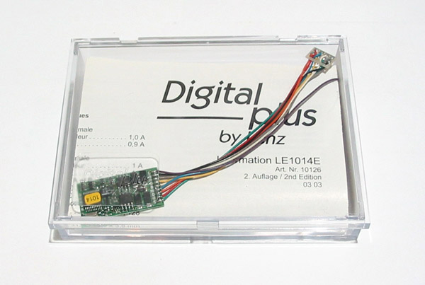 Lenz Digital LE1014E 4-function 1-sided 1A decoder with