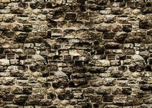 NOCH 13170 Mur de briques multicolores
