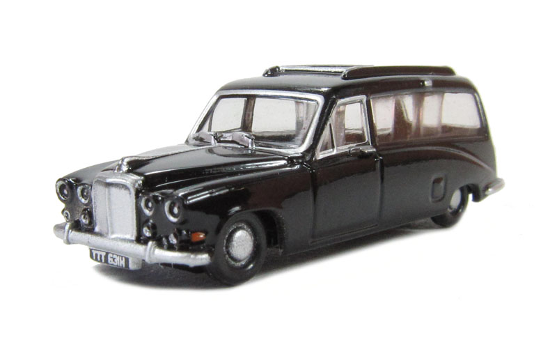 BNIB Oxford Diecast 1:148 N Gauge NDS002 – Black Hearse Daimler DS420