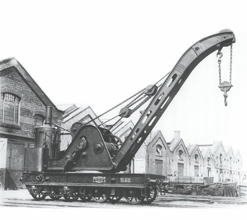 Oxford Rail OO Gauge (1:76 Scale) 15 ton Cowans and Sheldon rail crane
