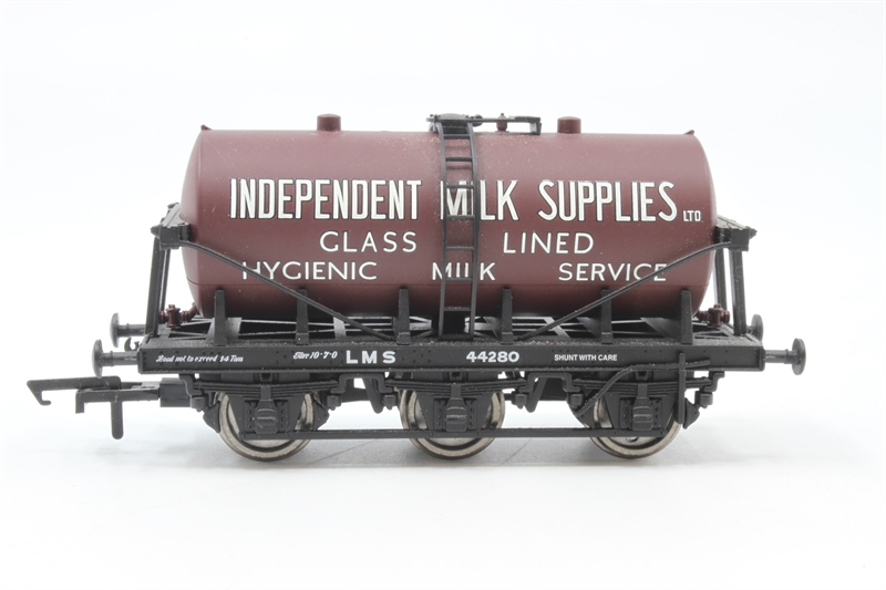 Hornby R1125-44280 6-Wheel LMS Milk Tank Wagon 'Independent Milk