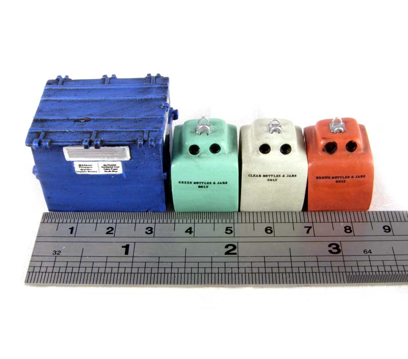 Ruler Ryclebin Hornby R8578 Recycling bins - Skaledale