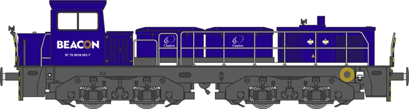 Revolution Trains OO Class 18 'Clayton' CBD90 (2023)