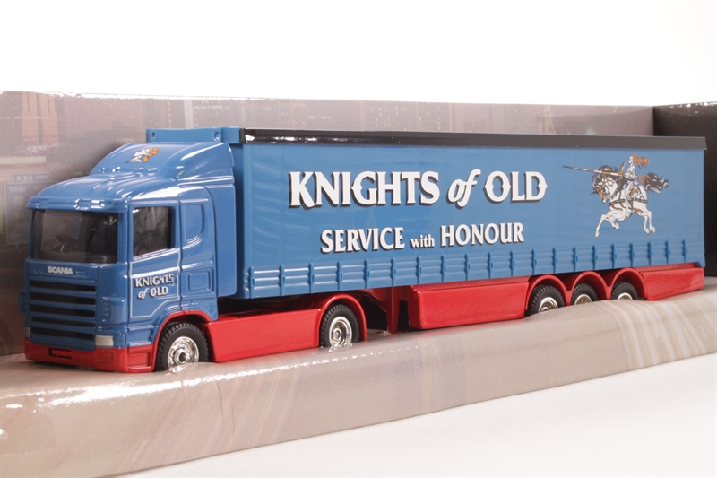 Corgi TY86611 Scania Curtainside 'Knights of Old' - Hattons