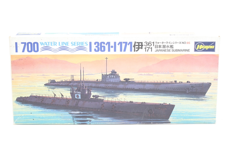 Hasegawa Hobby Kits WLS095 I-361 & I-171 Japanese Submarine