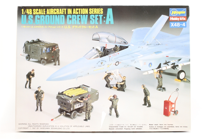 Hasegawa Hobby Kits X48 4 Us Ground Crew Set A