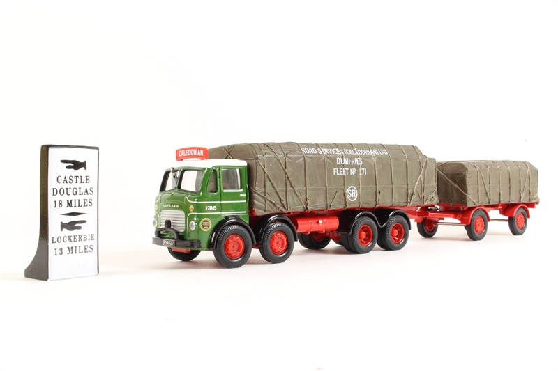 Corgi cc10601 Leyland Octopus Sheeted Platform Lorry & - Hattons