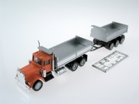 006359 KW W-900 Dump Truck And Trailer