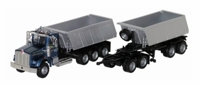 006539 Kenworth T-800 Dump Truck and Trailer