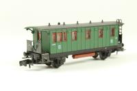 0304 4 wheel 3rd/2nd class coach in Kassel green