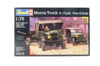 03219 Morris Truck & 17 pdr. gun & Jeep