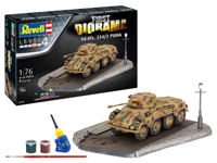 03298 Sd.Kfz.234/2 Puma First Diorama Gift Set (1:76 Scale) Model Kit