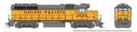 040529 HO EMD GP40 Mother+Slug (DC/DCC/Sound): Union Pacific: #3000 + #S-300